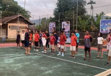 Menyongsong HUT RI ke-81, Lawn Tennis Yapen Selenggarakan Lomba Pertandingan Tenis