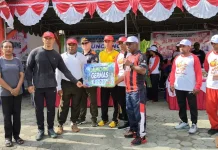 Distrik Waropen Bawah Luncurkan Germas Sambut HUT Kemerdekaan