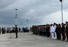 Pimpinan DPRK Waropen Ikuti Upacara Ziarah Laut