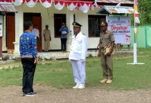HUT RI ke-81 di Nusawani, Kepala Distrik Dorong Perhatian Pembangunan