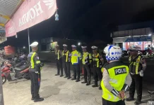 Patroli Blue Light di Malam Minggu, Satlantas Polres Waropen Jaring 35 Pelanggar,