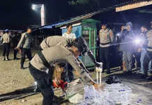 Kapolres Yapen Turun Langsung Razia Miras Lokal