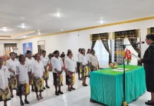 PIAD Waropen Apresiasi Dukungan Ketua DPRK saat Pengukuhan