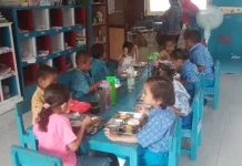 MBG Berjalan dengan baik di TK Negeri Pembina Serui