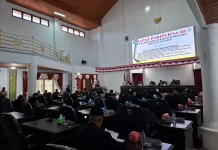 Rapat Paripurna III DPRK Bupati Yapen sampaikan Raperda Perubahan APBD 2026