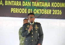 Korp Raport Kenaikan Pangkat, Dandim 1709/Yawa Tekankan Amanah dan Tanggung Jawab