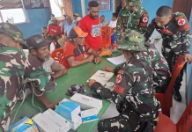 Yonif TP 909/KRP Hadirkan Program ‘JELITA’ Kampung Sarawandori