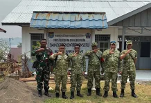 Kunker Dandim 1709/Yawa Tekankan Kualitas Manfaat Revitalisasi Sekolah