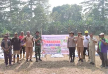 Kapolres, Wabup dan Dandim Perkuat Ketahanan Pangan Kepulauan Yapen