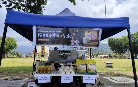 Bulog Serui Gelar Gerakan Pangan Murah Selama Ramadan