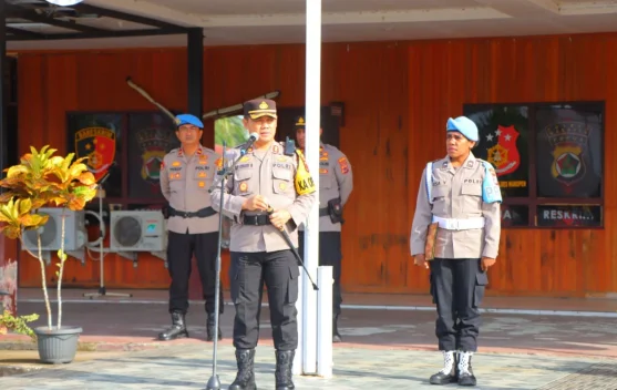 Kapolres Waropen Pimpin Apel Operasi Ketupat Amankan Idul Fitri