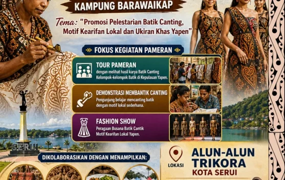 Pameran Batik dan Canting Gelar di Yapen