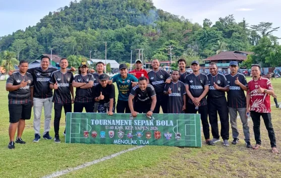 Turnamen Sepak Bola Usia - 40 Kabupaten Kepulauan Yapen