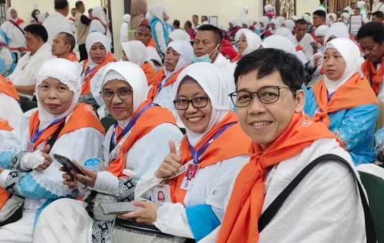 Kloter 27 UPG Jamaah Haji Papua Mulai Diberangkatkan dari Embarkasi Makassar