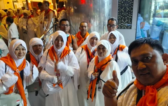 Jamaah Haji Kloter 27 UPG Tiba di Jeddah, Seluruh Jamaah  Dilaporkan Sehat