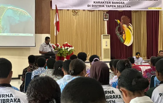 Pemkab Yapen Perkuat Wawasan Kebangsaan Lewat Sosialisasi Karakter Bangsa