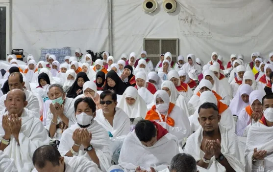 Jamaah Haji Yapen-Waropen Kloter 27 UPG Tiba di Tenda Arafah, Siap Jalani Wukuf