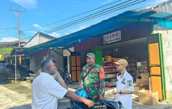 Babinsa Koramil 1709-03 Warbah  Komsos  Bersama BPJS
