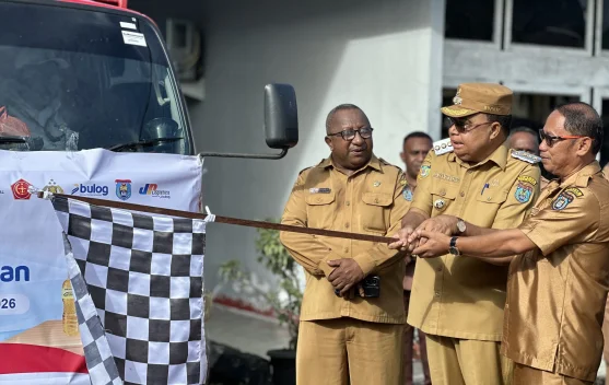 314 Ton Beras Disalurkan untuk Masyarakat Yapen