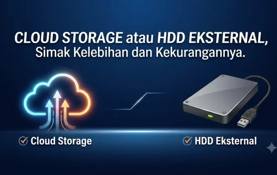 Cloud Storage atau HDD Eksternal? Kenali Perbedaannya sebelum Menyimpan Data