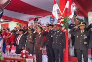 Upacara Peringatan HUT Kemerdekaan RI Yapen Penuh Khidmat