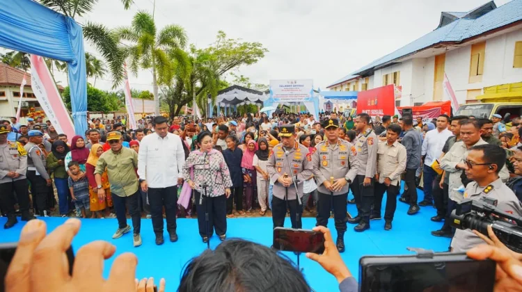 Kapolri Tinjau Huntara Asrama Haji Pinangsori Tapteng