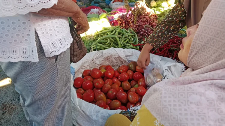 Jelang Ramadhan Harga Tomat di Pasar Nauli Sibolga Melonjak