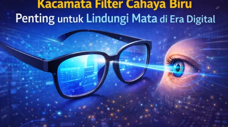 Kacamata Filter Cahaya Biru Penting untuk Lindungi Mata di Era Digital