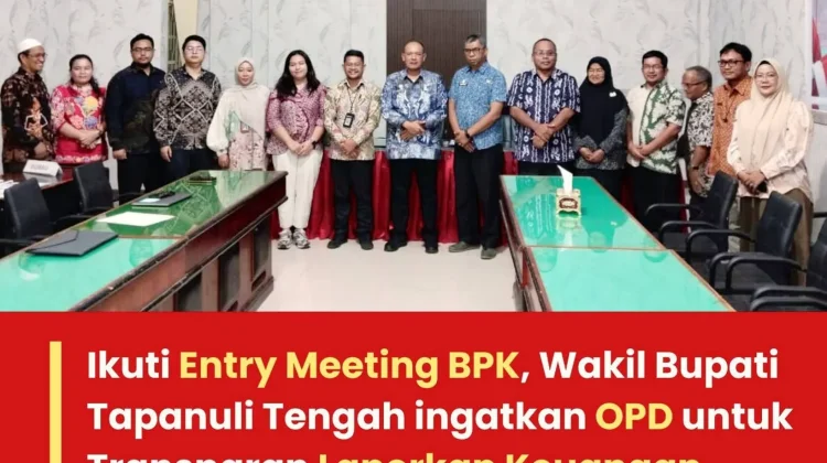 Wakil Bupati Tapteng ingatkan OPD untuk Transparan Laporkan Keuangan