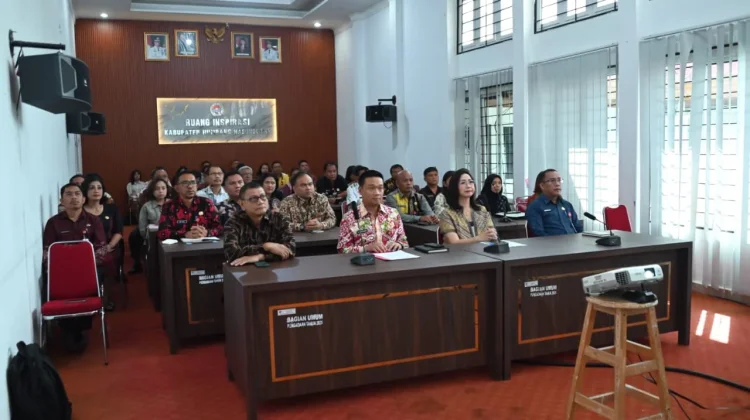 Pemkab Humbahas Ikuti Entry Meeting LKPD 2025
