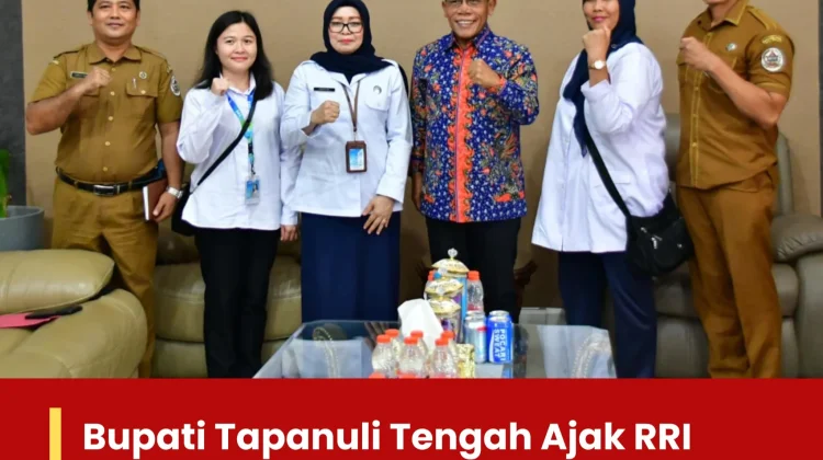 Bupati Tapteng Ajak RRI Sibolga Kolaborasi Penguatan Informasi  Berantas Hoaks