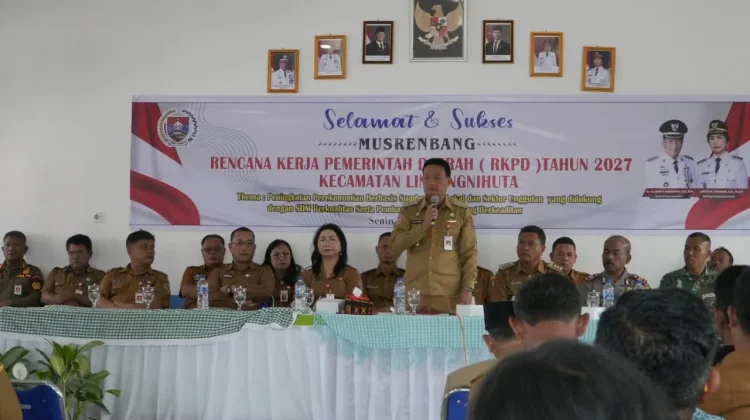 Pemkab Humbahas gelar Musrenbang RKPD 2027 di Lintongnihuta