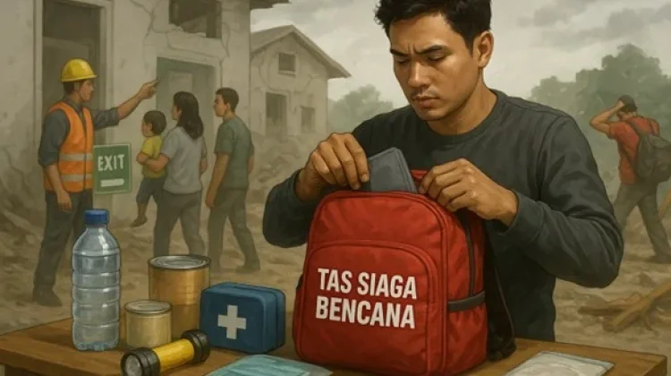 Penting Menyiapkan Tas Siaga Bencana Sejak Dini