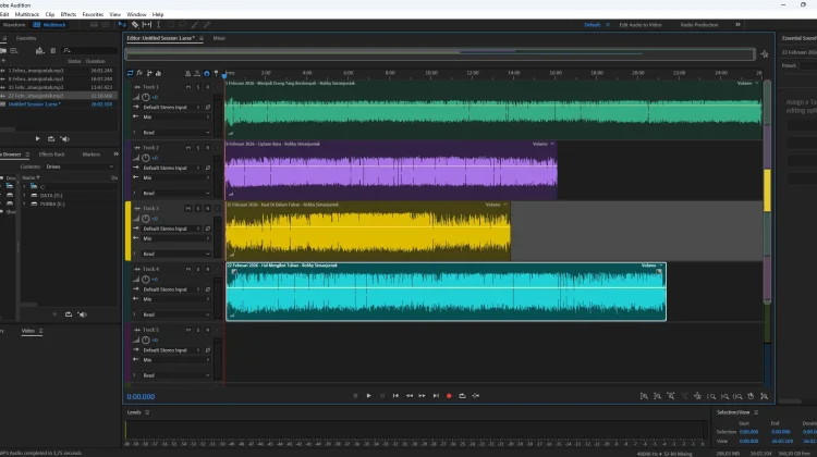 Hasilkan Rekaman Suara yang Lebih Stabil Dengan Adobe Audition