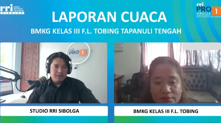 Tapanuli Tengah-Sibolga Diprediksi Hujan Ringan