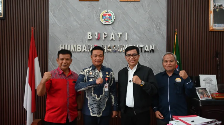 Bupati Humbahas Terima Kunjungan Yayasan Santo Thomas Bahas MoU Pendidikan Tani