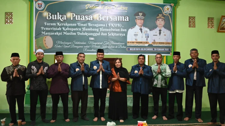 Bupati Humbahas Buka Puasa Bersama Masyarakat Muslim Doloksanggul
