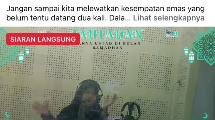 Ustadzah Zuhriani: Fase Kedua Ramadan Momentum Raih Ampunan