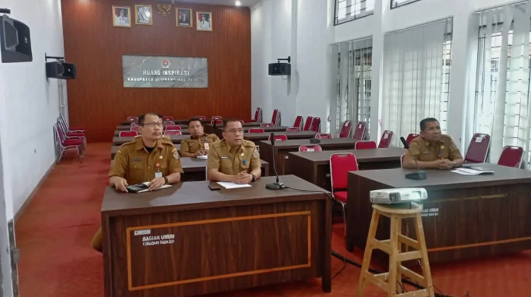Pemkab Humbahas Ikuti Validasi Data Pengungsi yang Dilaksanakan Kemendagri