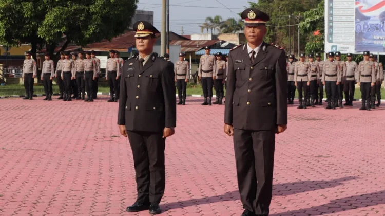 Kapolres Toba Apresiasi Pengabdian Personel Purna Bhakti