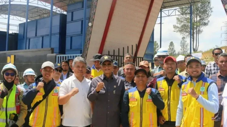 Menteri PU Tinjau SPAM IKK Tarutung