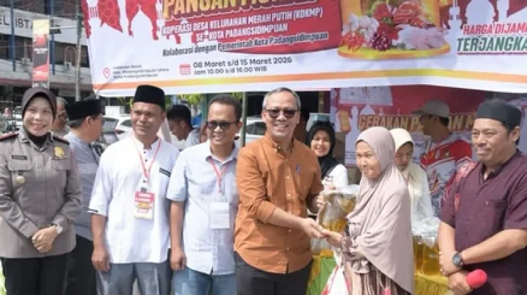 Pemko Padangsidimpuan Buka Gerakan Pangan Murah Ramadan
