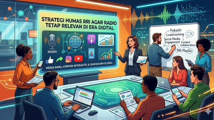 Strategi Digital Humas RRI Sibolga Jaga Eksistensi Radio di Era Teknologi