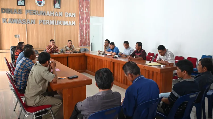 Pemkab Humbahas Rapat Final Pembebasan Lahan Huntap Rumah Khusus warga