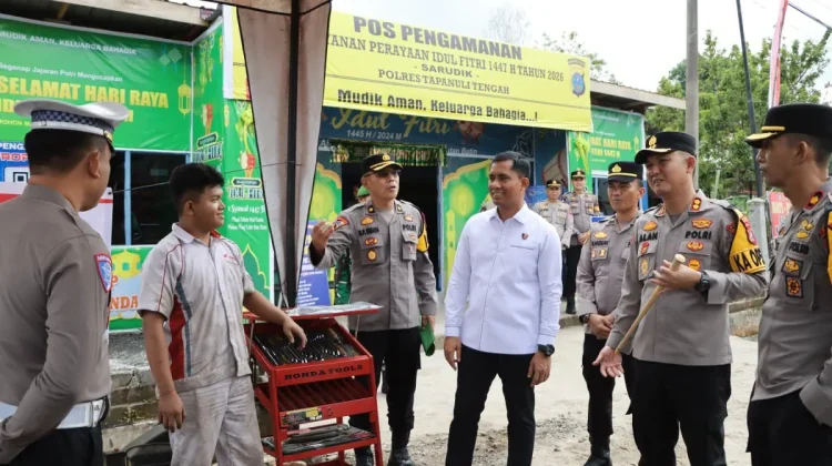 Pamatwil Polda Sumut Cek Kesiapan Pospam Sarudik