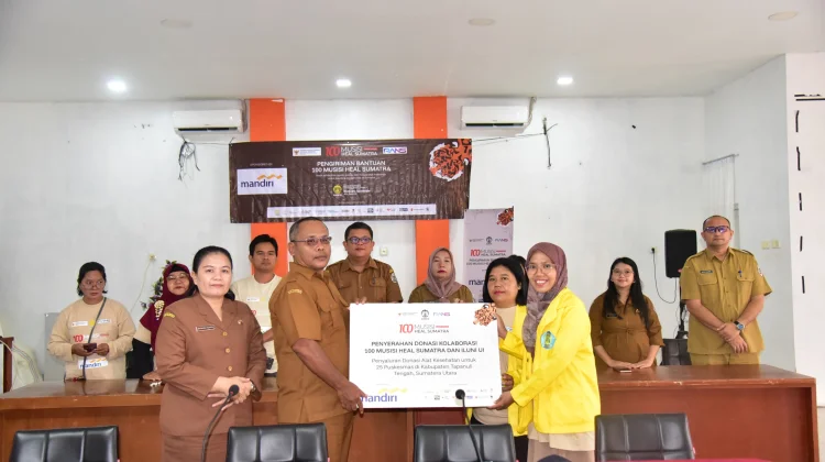 Pemkab Tapteng Terima Bantuan Alat Kesehatan dari ILUNI UI