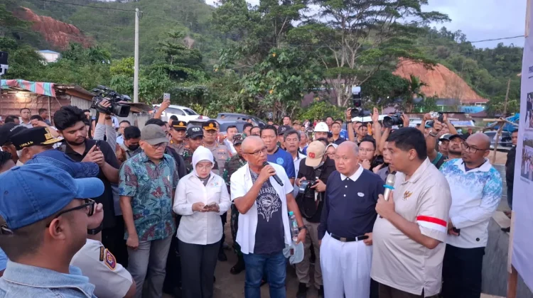 Pastikan Huntap Sibolga Menteri PKP dan Mendagri Tinjau Lokasi