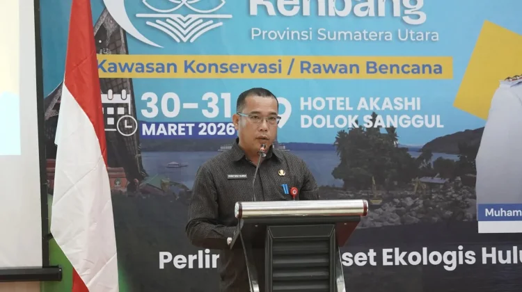 Bupati Humbahas Tutup Rakortekrenbang Kawasan Konservasi Rawan Bencana