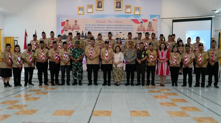 Pengurus Kwarcab-LPK Kwarcab Gerakan Pramuka 2026 – 2031 Humbahas Dilantik