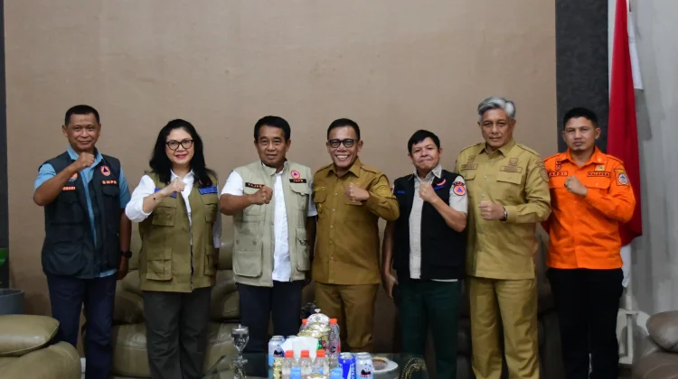 Bupati Tapteng Terima Kunjungan Tenaga Ahli BNPB